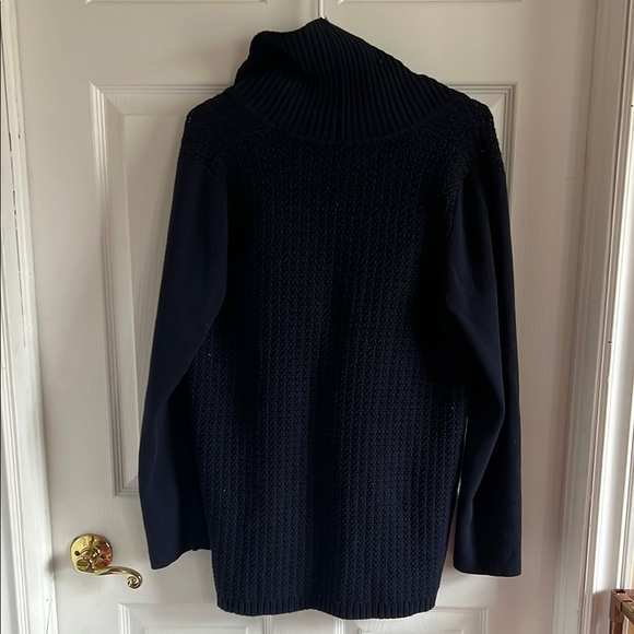 Jones New York Navy Shawl Collar Cardigan - Picture 5 of 5